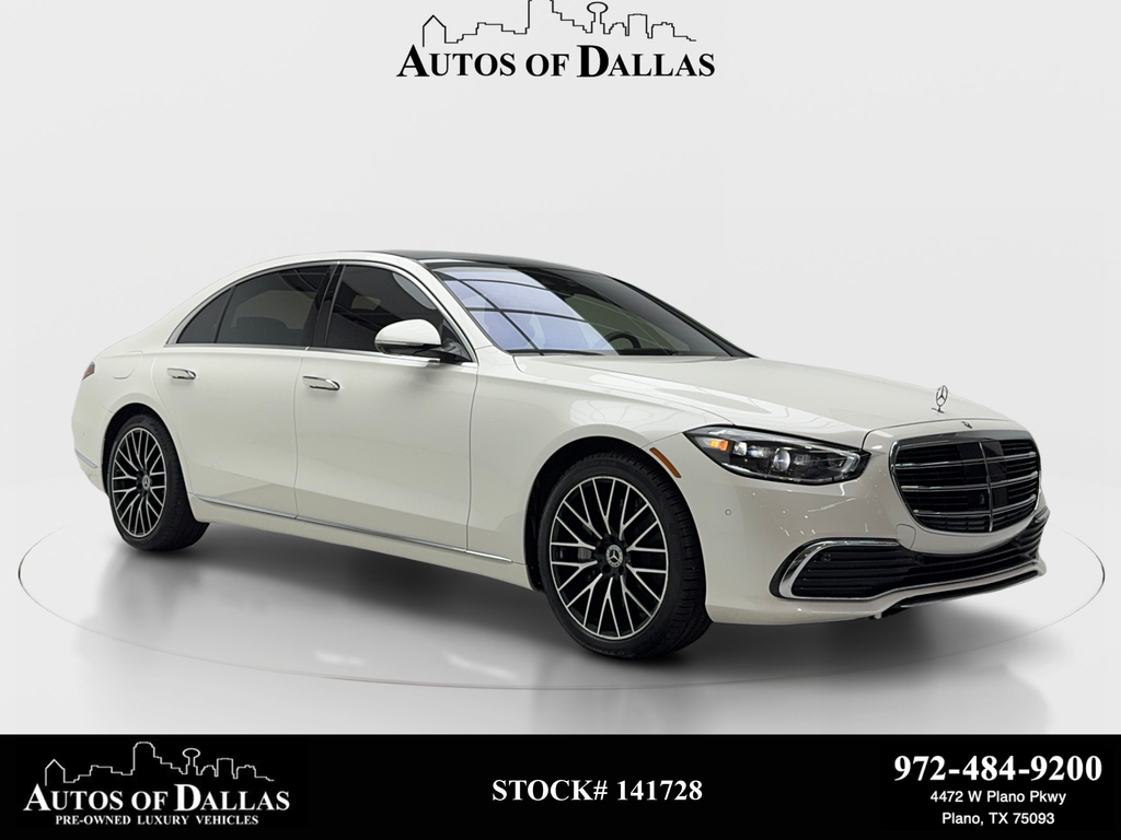 White 2022 Mercedes-Benz S-Class Sedan All-Wheel Drive 9-Speed Automatic