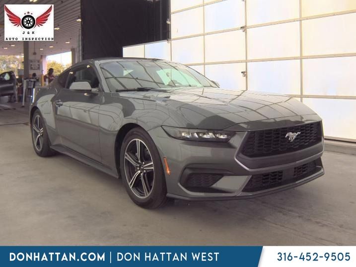 Gray Metallic 2025 Ford Mustang EcoBoost Premium Fastback RWD Coupe Rear-Wheel Drive Automatic