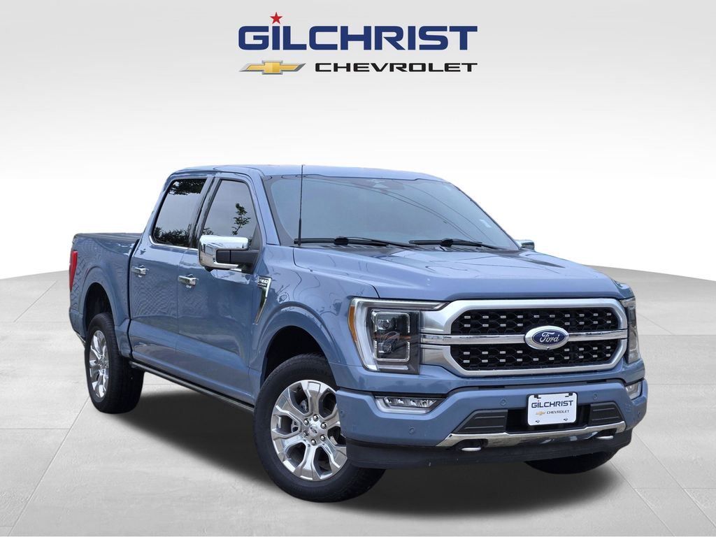 Blue (Azure Gray Metallic) 2023 Ford F-150 Pickup Truck Four-Wheel Drive Automatic