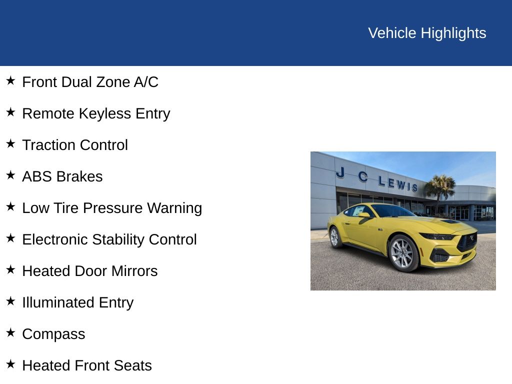 2025 Ford Mustang GT Premium Fastback