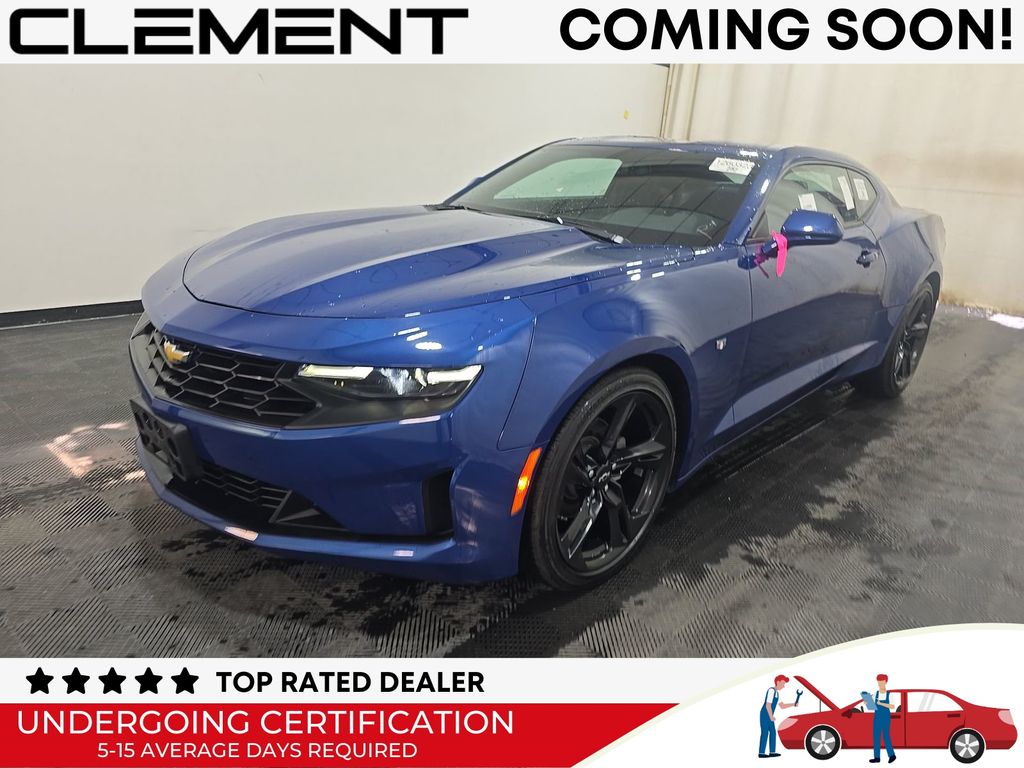 Riverside Blue Metallic 2022 Chevrolet Camaro Coupe Rear-Wheel Drive 8-Speed Automatic