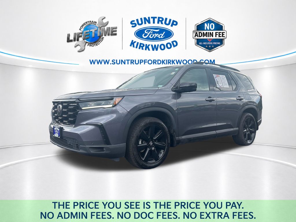 Gray (Modern Steel Metallic) 2025 Honda Pilot SUV / Crossover All-Wheel Drive Automatic