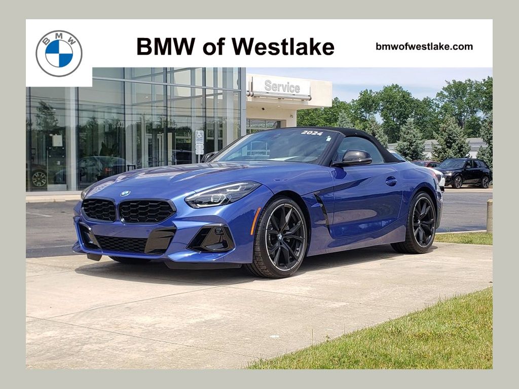 Portimao Blue Metallic 2024 BMW Z4 sDrive30i RWD Convertible Rear-Wheel Drive 8-Speed Automatic