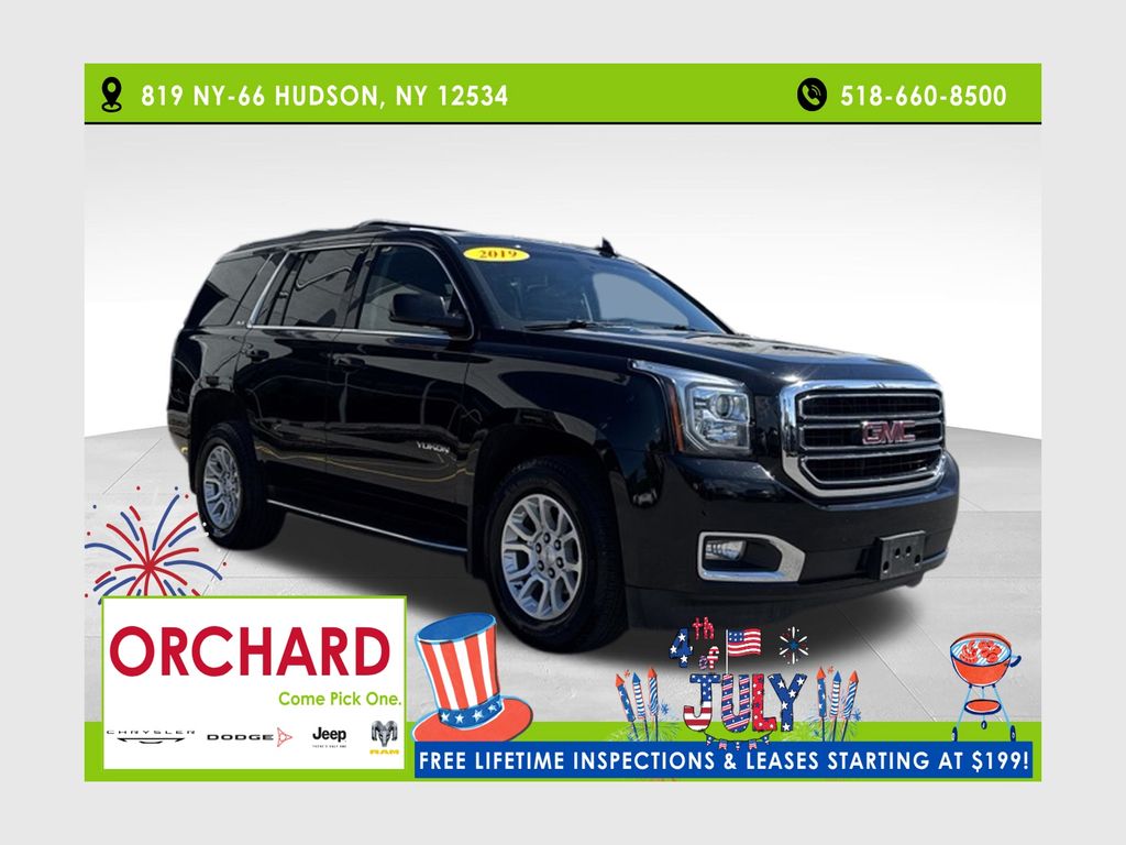 Onyx Black 2019 GMC Yukon SUV / Crossover Four-Wheel Drive 6-Speed Automatic Overdrive