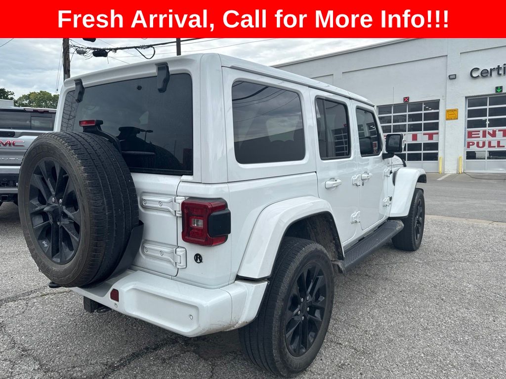 2022 Bright White Clearcoat Jeep Wrangler Unlimited Sahara High Altitude 4X4 SUV