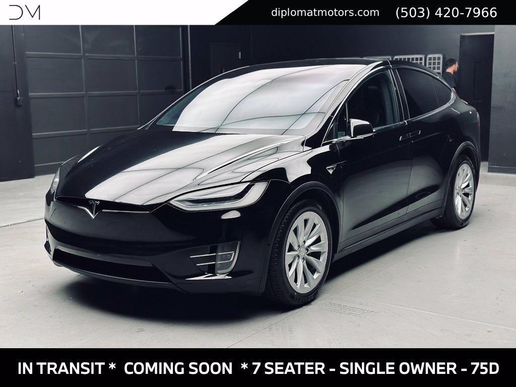 Black 2018 Tesla Model X SUV / Crossover All-Wheel Drive 1-Speed Automatic