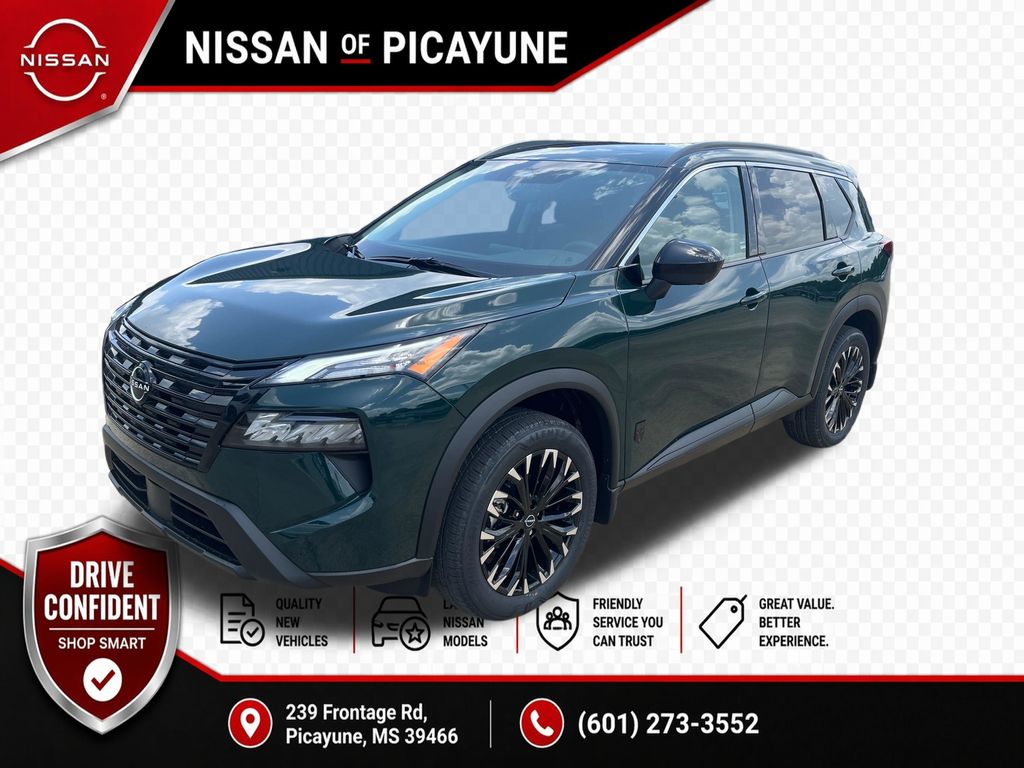 Black (Obsidian Green) 2026 Nissan Rogue SUV / Crossover Front-Wheel Drive Continuously Variable Transmission