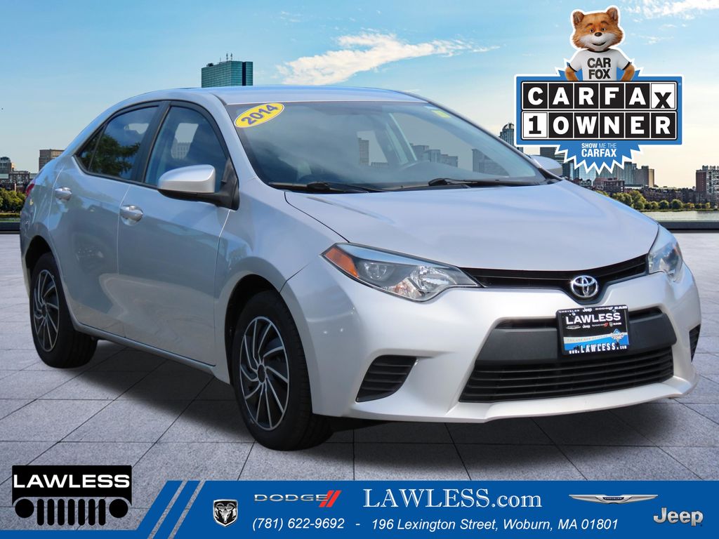 Classic Silver Metallic 2014 Toyota Corolla Sedan Front-Wheel Drive Continuously Variable Transmission