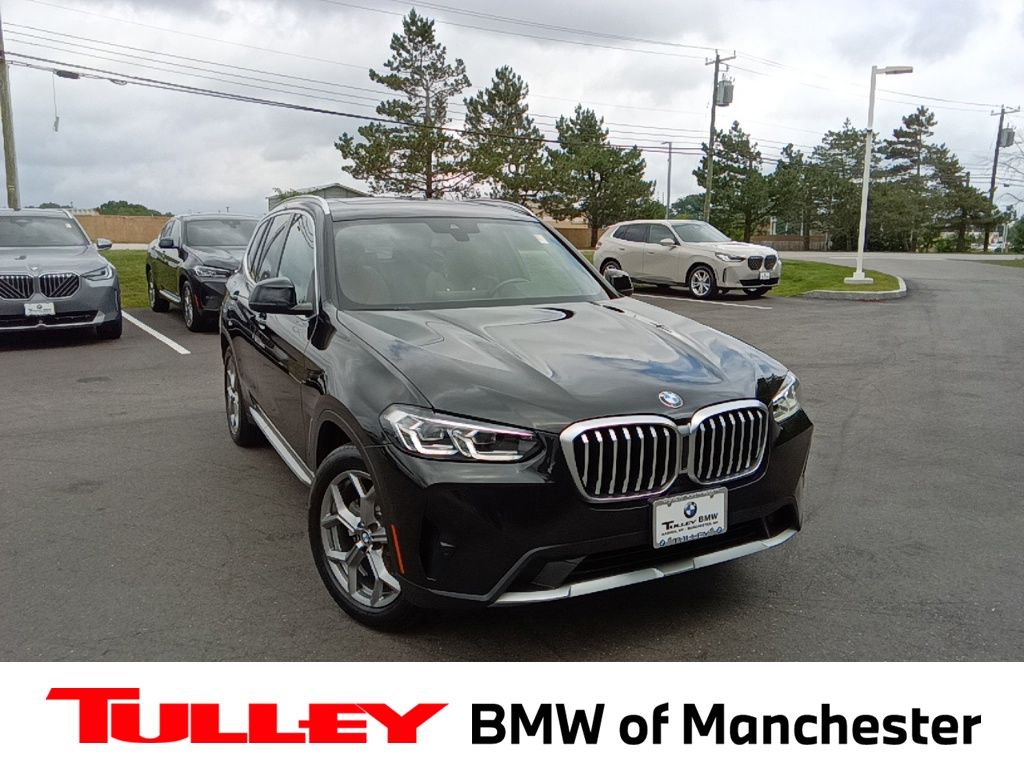 Black Sapphire Metallic 2024 BMW X3 SUV / Crossover All-Wheel Drive 8-Speed Automatic
