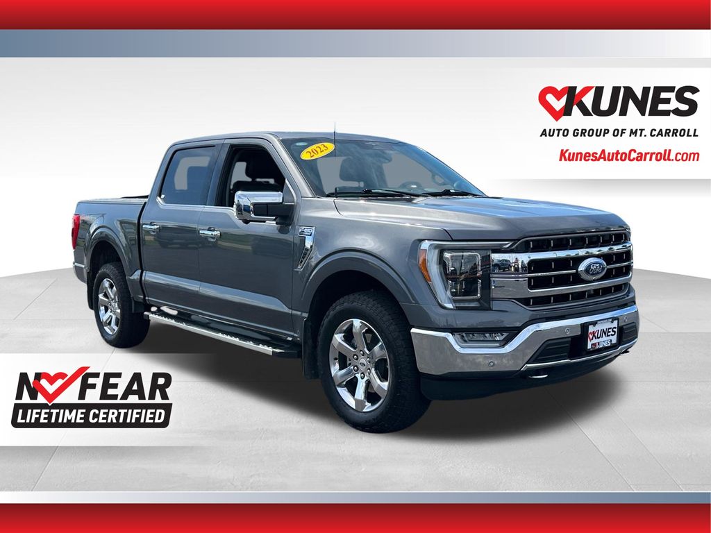 Gray Metallic 2023 Ford F-150 Pickup Truck Four-Wheel Drive Automatic