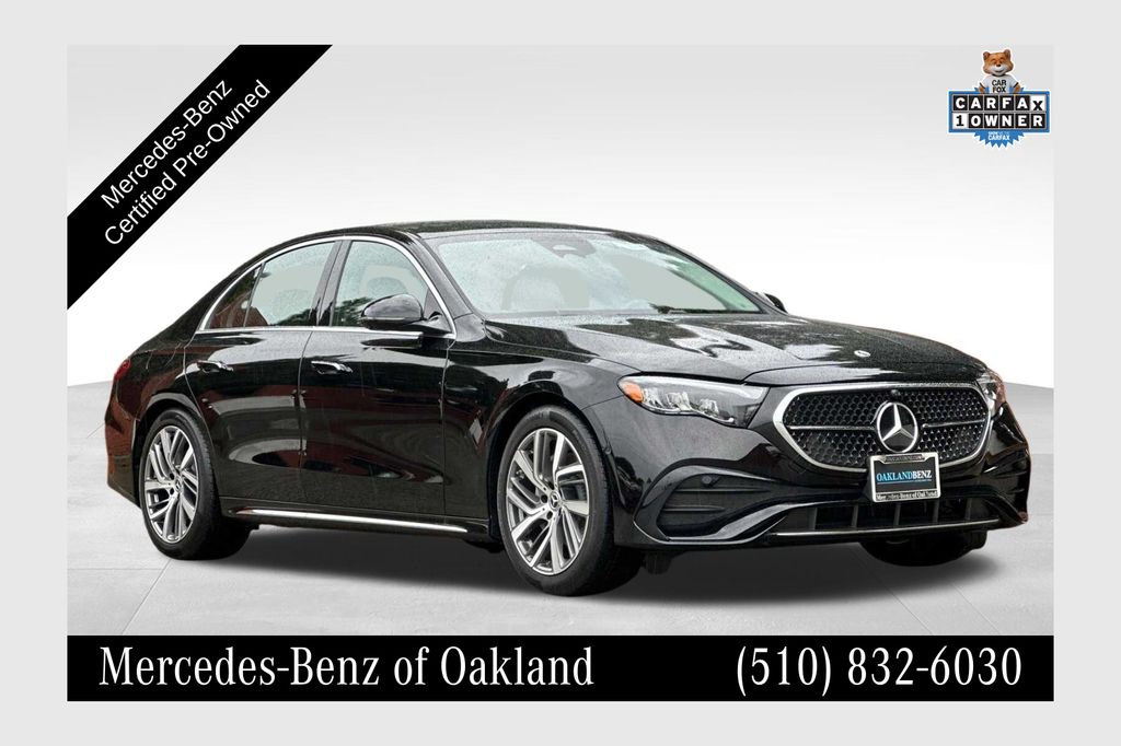 Black 2025 Mercedes-Benz E-Class E 350 RWD Sedan Rear-Wheel Drive 9-Speed Automatic