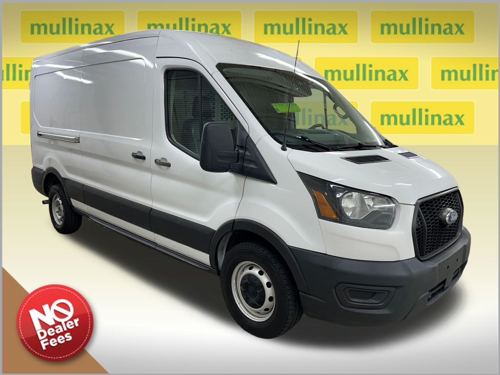 Oxford White 2021 Ford Transit Cargo Van Rear-Wheel Drive