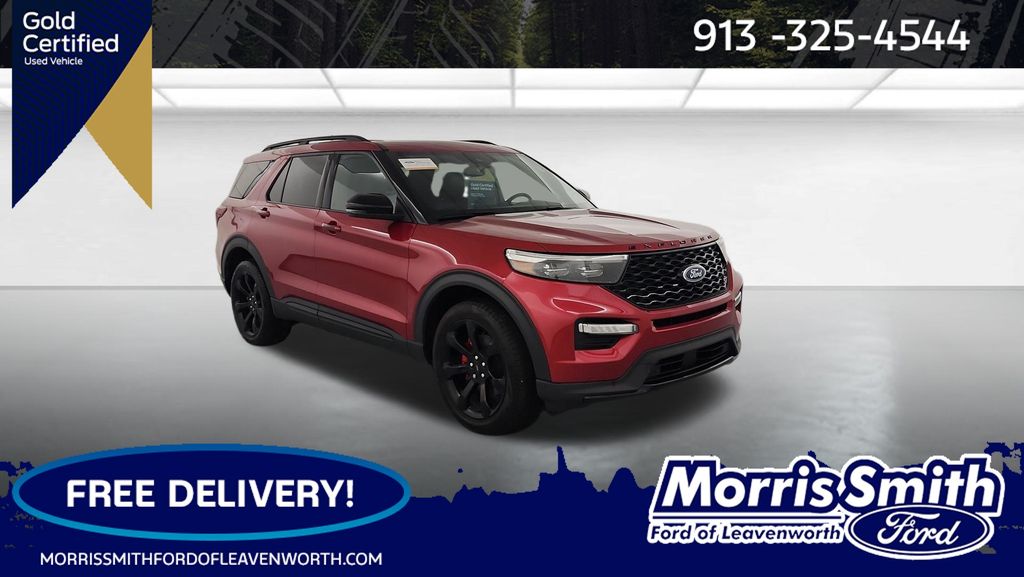 Rapid Red Metallic Tinted Clearcoat 2024 Ford Explorer SUV / Crossover All-Wheel Drive Automatic