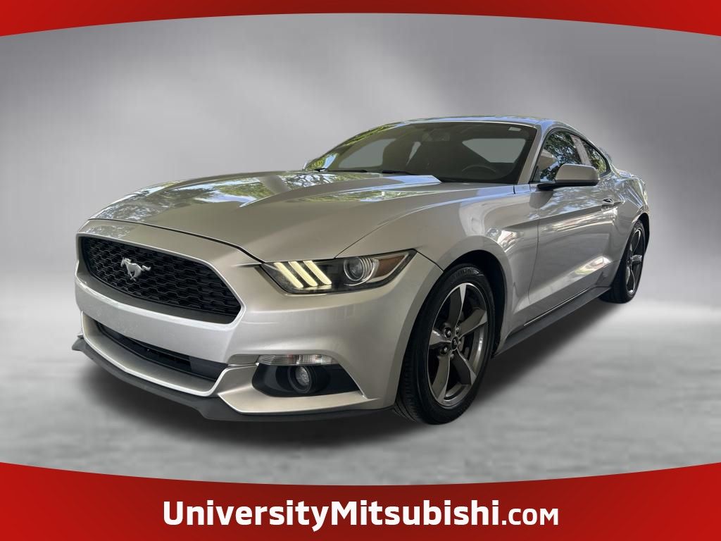 Ingot Silver 2015 Ford Mustang Coupe Rear-Wheel Drive 6-Speed Automatic