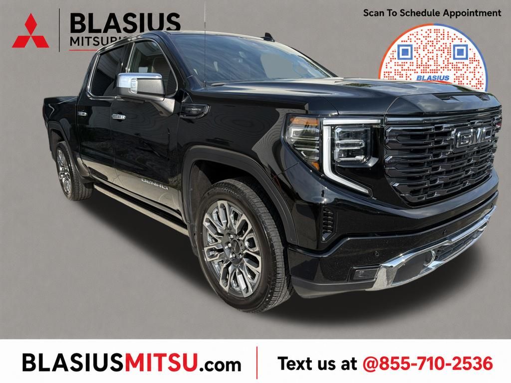 Black 2025 GMC Sierra 1500 Pickup Truck Four-Wheel Drive Automatic