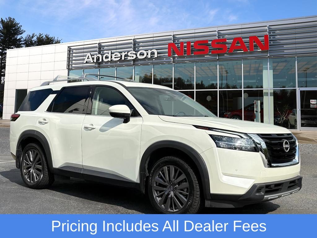 Pearl White Tricoat 2024 Nissan Pathfinder SL 4WD SUV / Crossover All-Wheel Drive 9-Speed Automatic