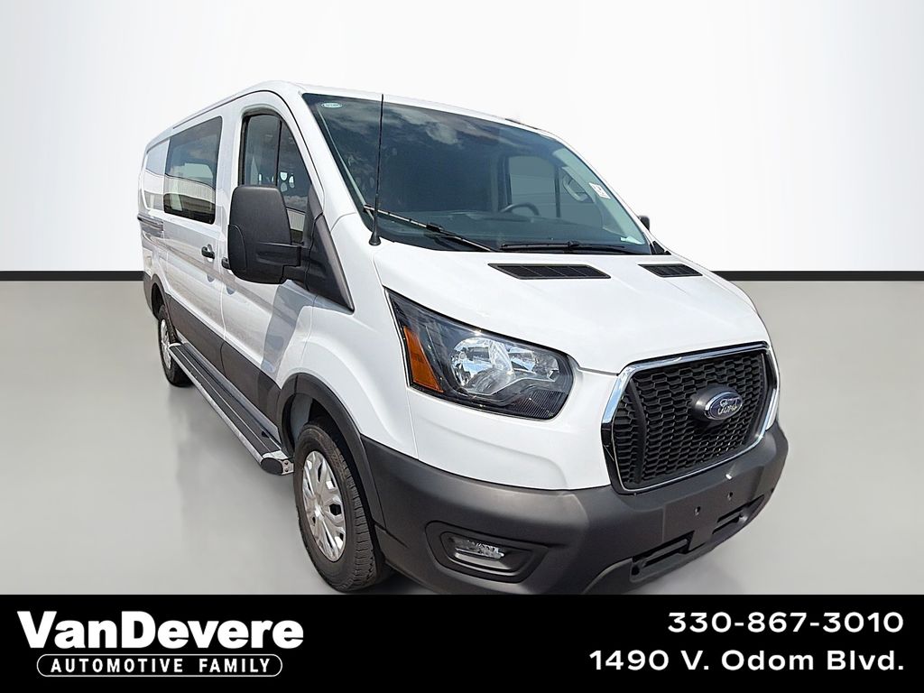 Oxford White 2025 Ford Transit Cargo Van Rear-Wheel Drive 