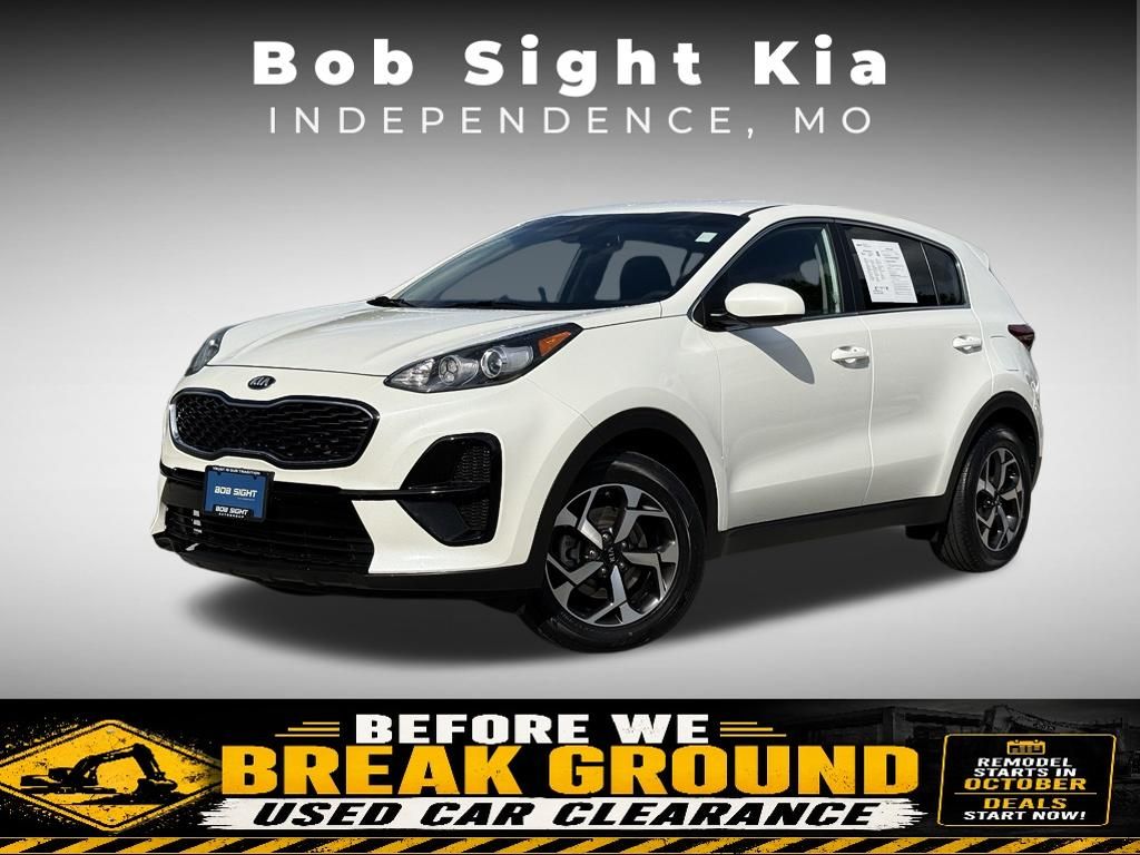 Snow White Pearl 2022 Kia Sportage SUV / Crossover Front-Wheel Drive 6-Speed Automatic Overdrive