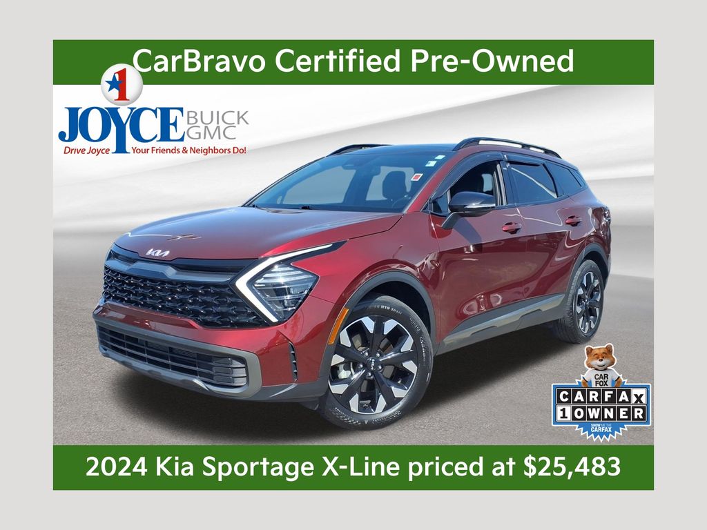 Dawning Red 2024 Kia Sportage SUV / Crossover All-Wheel Drive 8-Speed Automatic