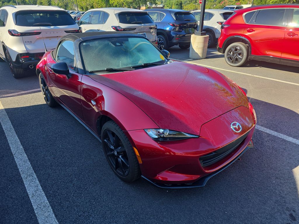 Red Crystal 2022 Mazda MX-5 Miata Convertible Rear-Wheel Drive 6-Speed Manual