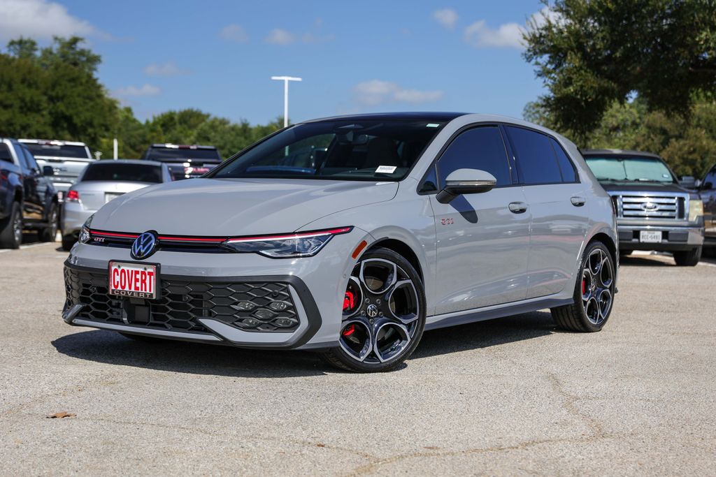 Gray 2026 Volkswagen Golf GTI Hatchback Front-Wheel Drive 7-Speed Dual Clutch