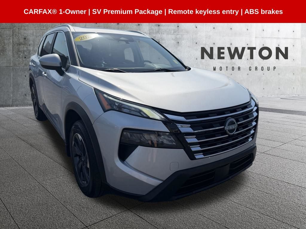 Brilliant Silver Metallic 2024 Nissan Rogue SUV / Crossover Front-Wheel Drive Continuously Variable Transmission