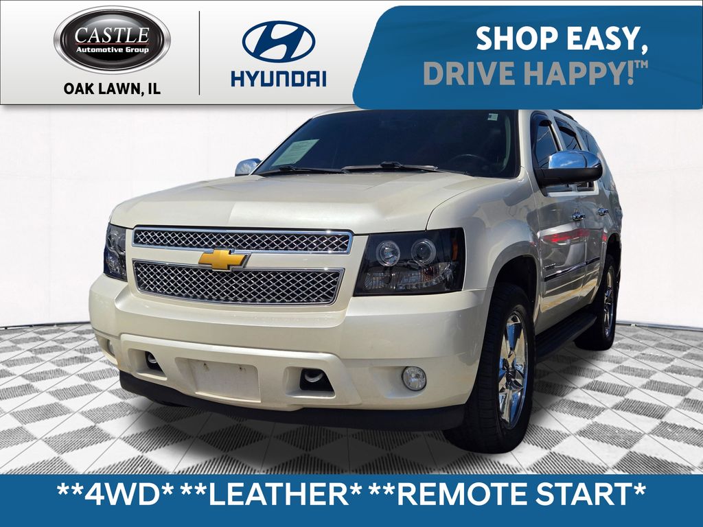 White Diamond Clearcoat 2013 Chevrolet Tahoe SUV / Crossover Four-Wheel Drive 6-Speed Automatic Overdrive