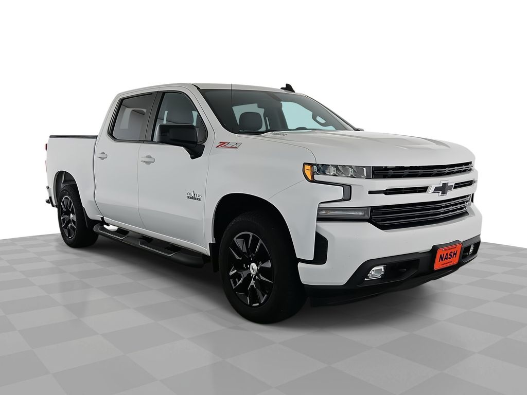 Summit White 2021 Chevrolet Silverado 1500 Pickup Truck Four-Wheel Drive Automatic