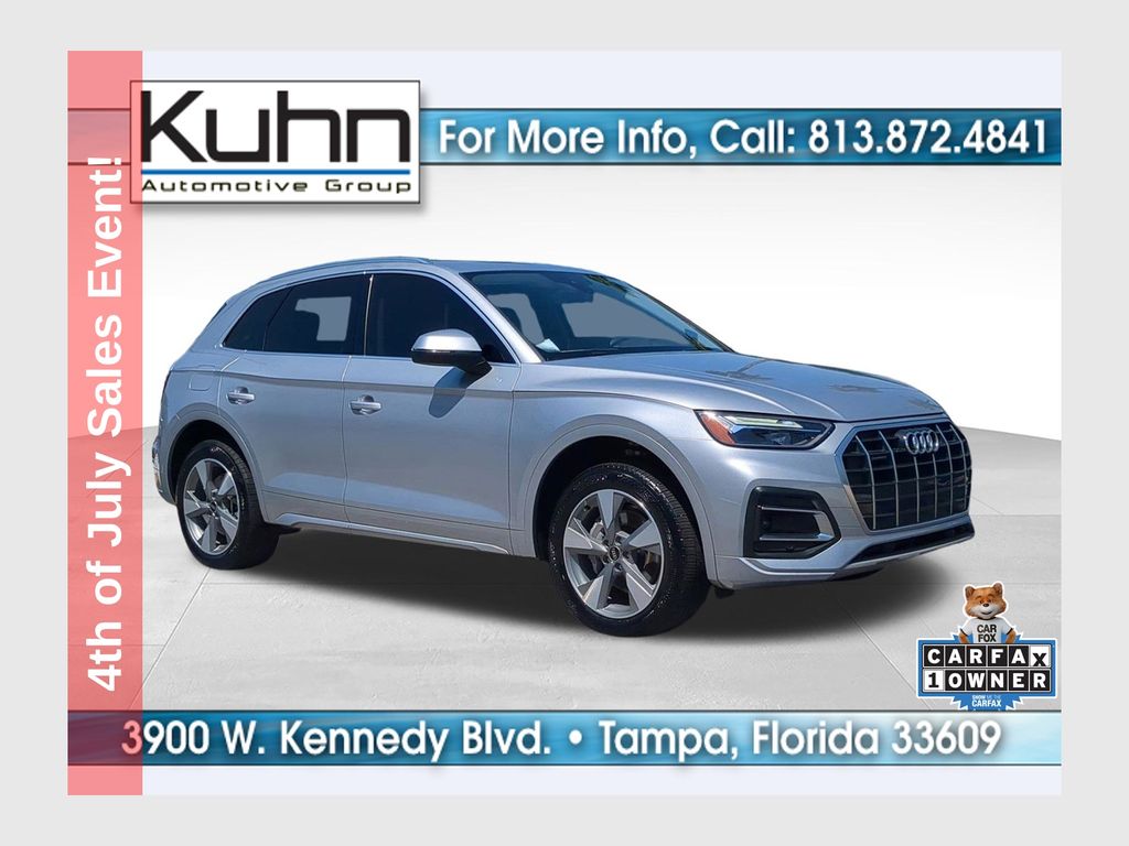Florett Silver Metallic 2023 Audi Q5 SUV / Crossover All-Wheel Drive 7-Speed Automatic