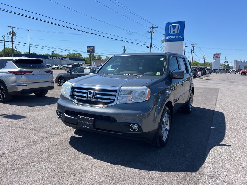 Polished Metal Metallic 2013 Honda Pilot EX-L 4WD SUV / Crossover Four-Wheel Drive 5-Speed Automatic