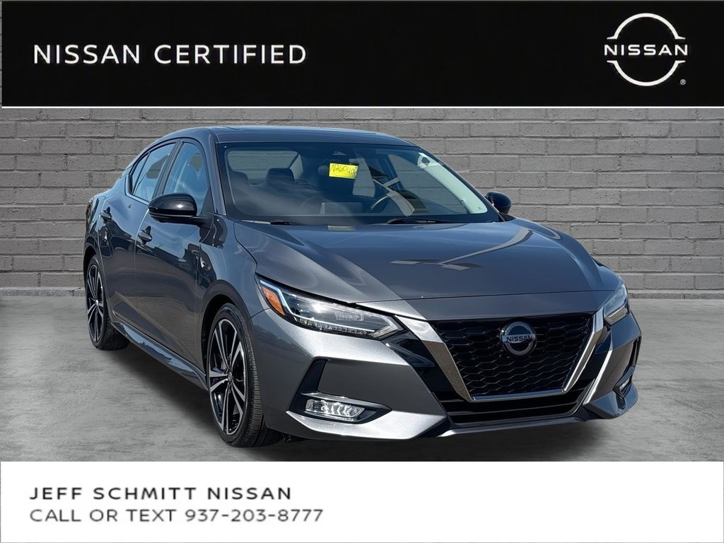 Gray (Gun Metallic) 2023 Nissan Sentra Sedan Front-Wheel Drive Continuously Variable Transmission