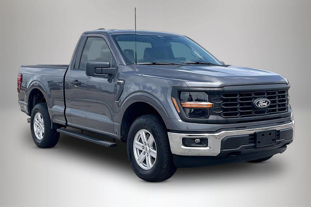 Gray Metallic 2024 Ford F-150 Pickup Truck Four-Wheel Drive Automatic