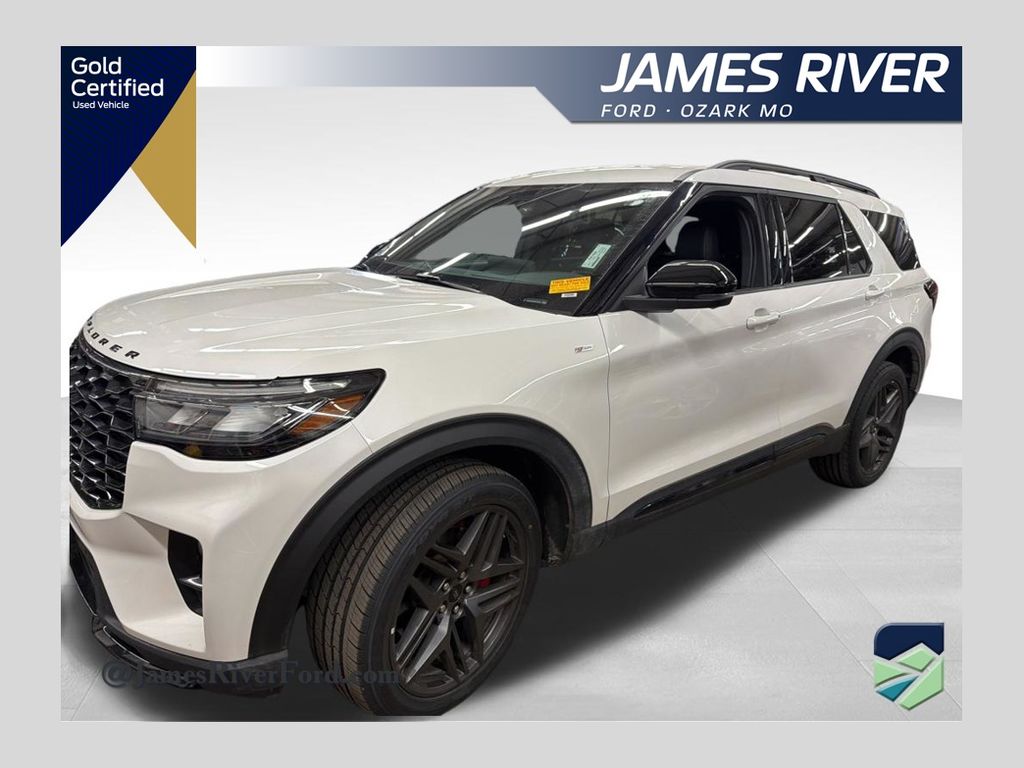 White Metallic 2025 Ford Explorer ST-Line AWD SUV / Crossover All-Wheel Drive Automatic