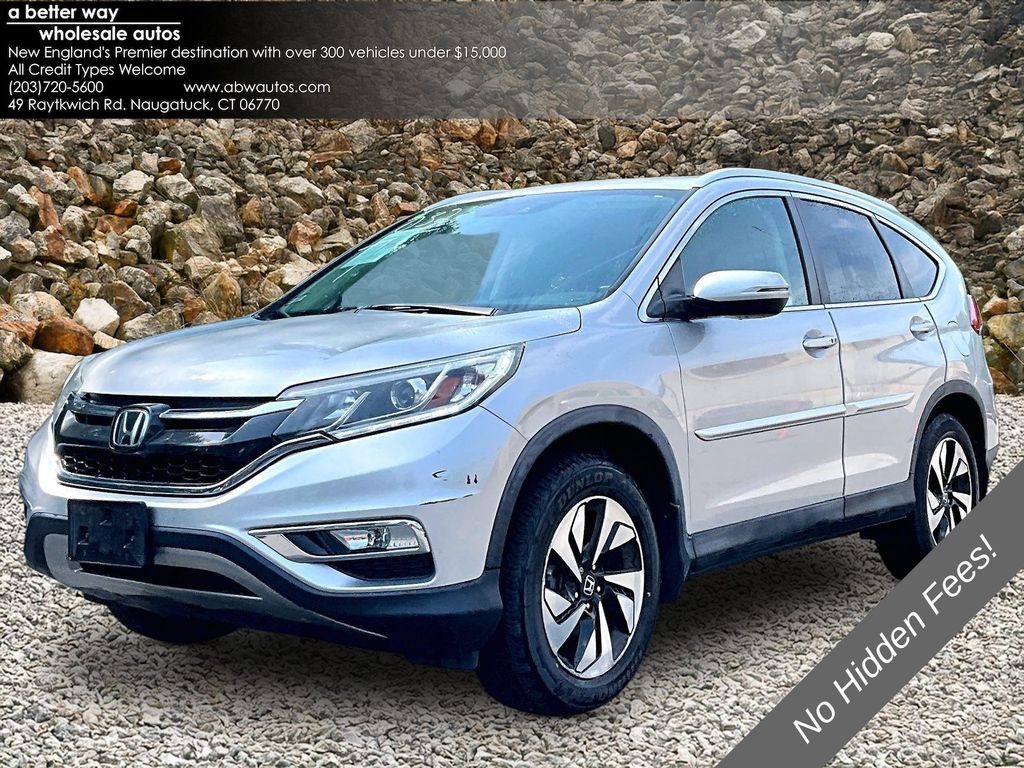 Gray 2015 Honda CR-V SUV / Crossover All-Wheel Drive Continuously Variable Transmission