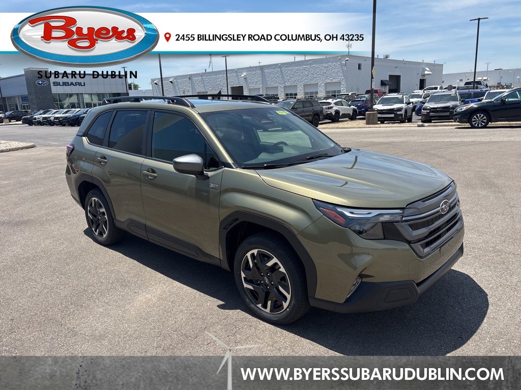 Autumn Green Metallic 2026 Subaru Forester Hybrid Premium AWD SUV / Crossover All-Wheel Drive Continuously Variable Transmission