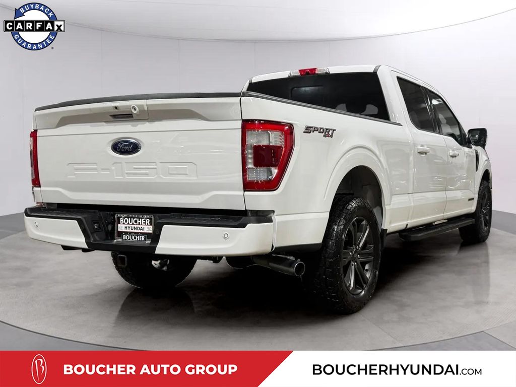 Used 2021 Oxford White Ford Lariat image 3