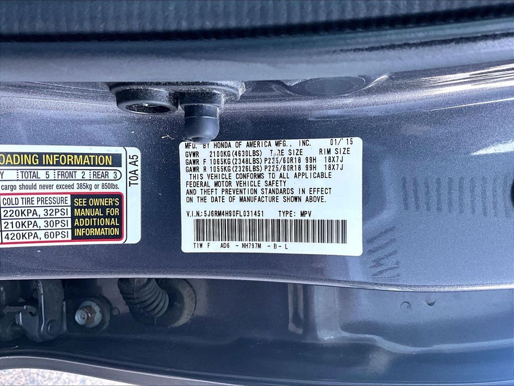 2015 Honda CR-V — photo 9