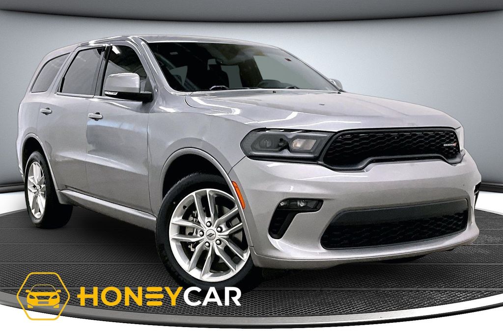 Silver (Billet Clearcoat) 2021 Dodge Durango SUV / Crossover All-Wheel Drive 8-Speed Automatic