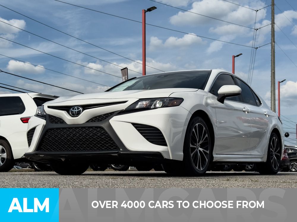 Used 2020 White Toyota SE image 2