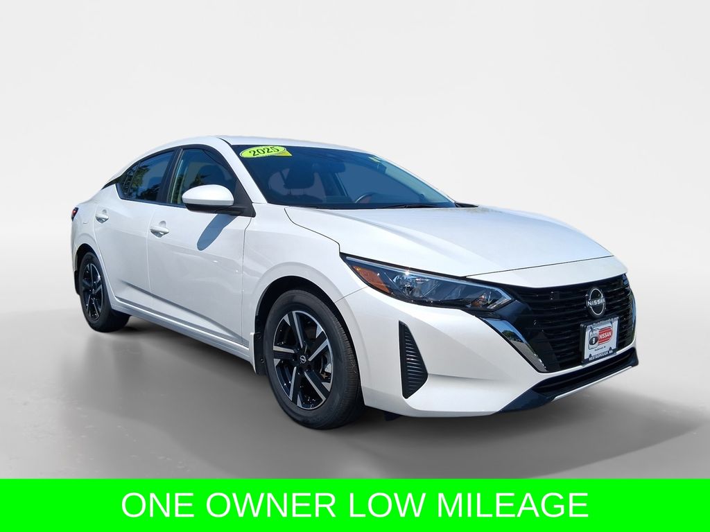 Aspen White 2025 Nissan Sentra Sedan Front-Wheel Drive Continuously Variable Transmission