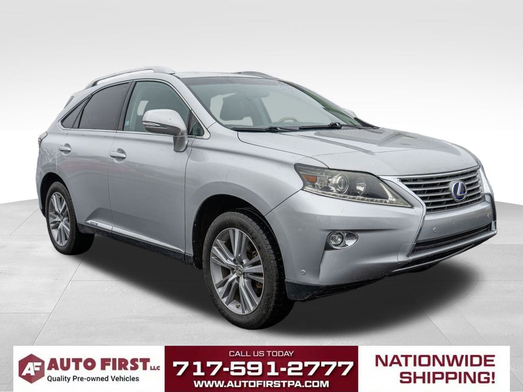 Silver 2015 Lexus RX Hybrid 450h AWD SUV / Crossover All-Wheel Drive Continuously Variable Transmission