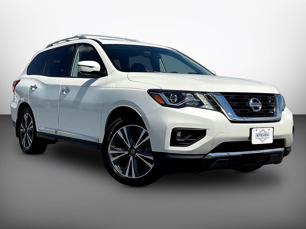 Pearl White Tricoat 2020 Nissan Pathfinder SUV / Crossover Four-Wheel Drive Continuously Variable Transmission