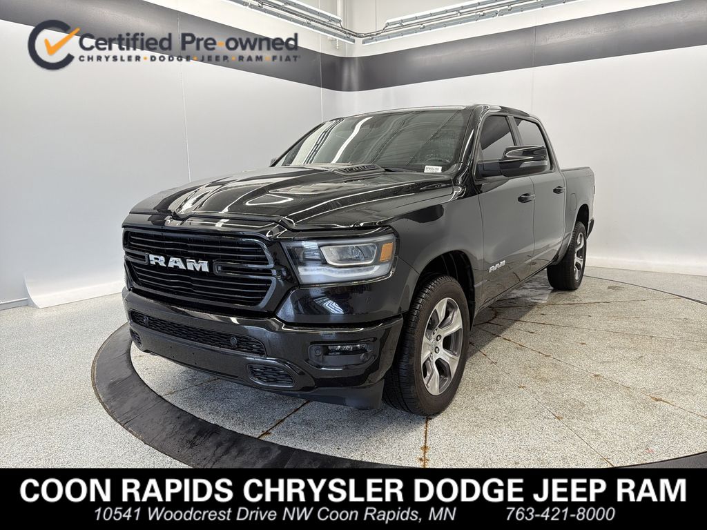 Diamond Black Crystal Pearlcoat 2023 RAM 1500 Pickup Truck Four-Wheel Drive 8-Speed Automatic