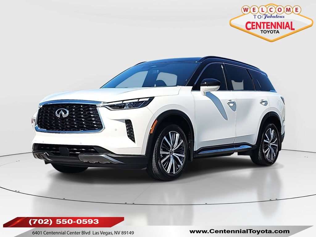 White / Black 2024 INFINITI QX60 Autograph AWD SUV / Crossover All-Wheel Drive 9-Speed Automatic