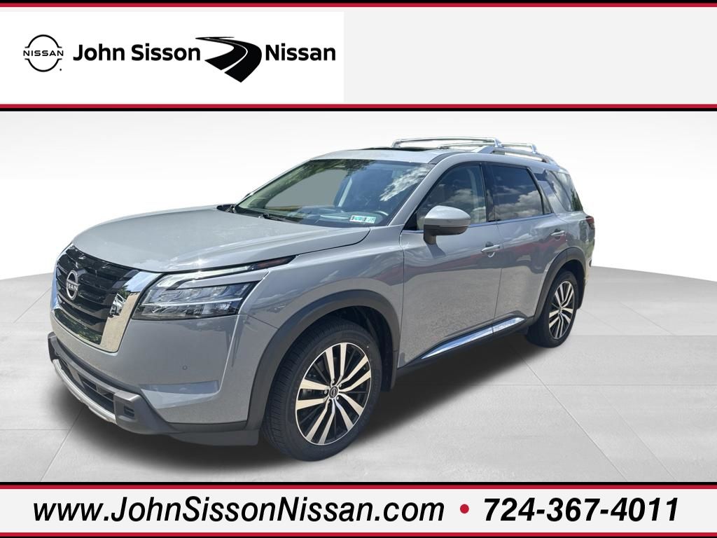 2023 Nissan Pathfinder Platinum Gray at South Hills Kia