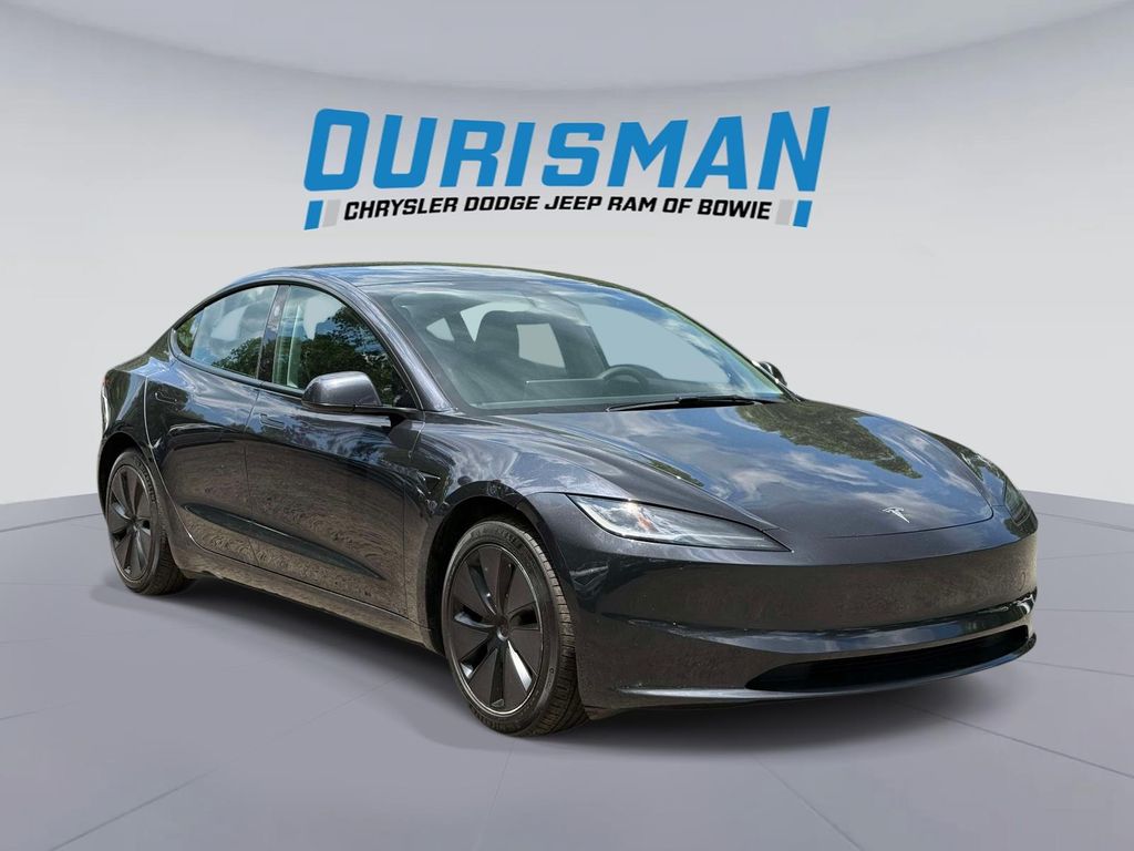 Gray 2024 Tesla Model 3 Sedan All-Wheel Drive 1-Speed Automatic