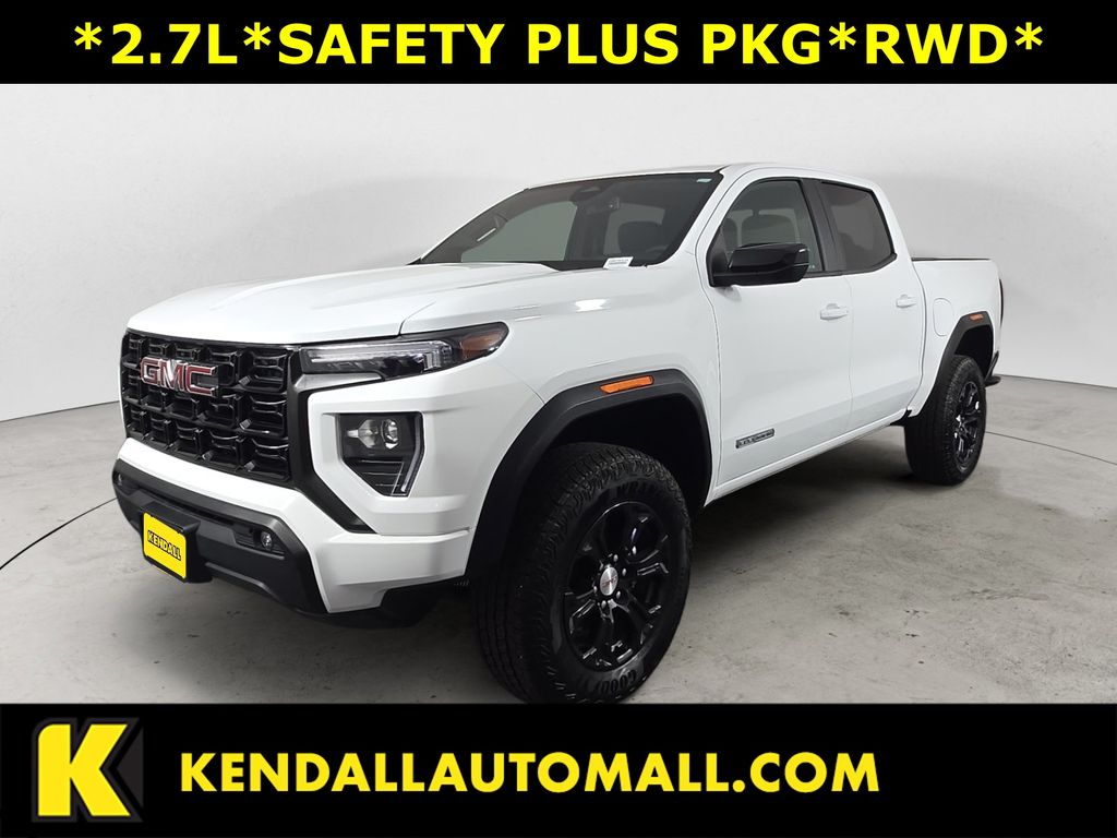 Summit White 2024 GMC Canyon Elevation Crew Cab RWD Pickup Truck 4X2 8-Speed Automatic