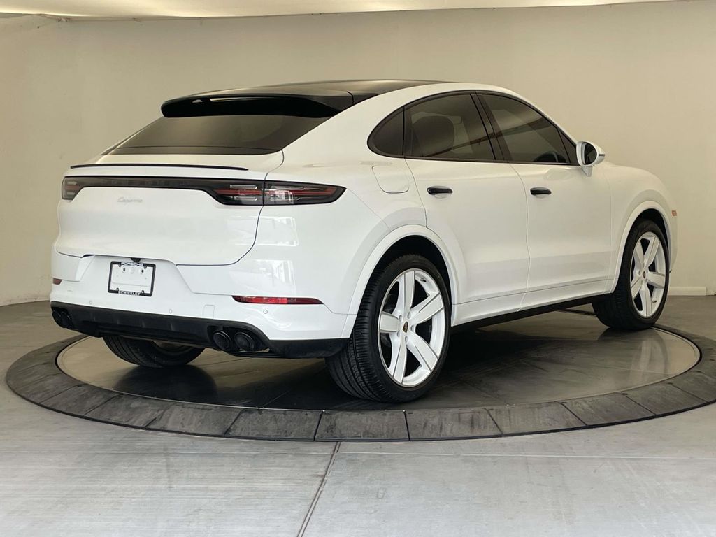 2022 Porsche Cayenne Coupe Platinum Edition White at Audi Porsche Sewickley