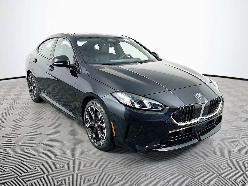 Black 2026 BMW 2 Series Sedan Front-Wheel Drive 7-Speed Automatic
