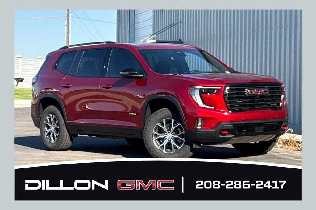 Volcanic Red Tintcoat 2026 GMC Acadia SUV / Crossover Four-Wheel Drive 8-Speed Automatic